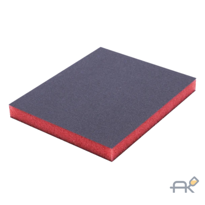 Губка шлифовальная двухсторонняя SIA красная (Р600)